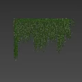 Lush Green Vines Covered Pergola With White Columns For Outdoor Decor
