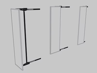 modern mirror push-pull mirror 3d model