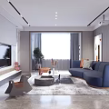 Modern Dining Living Room Open Design With Wine Rack Pendant Lights Island Counter And Seating