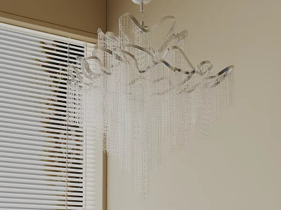 Modern chandelier 3d model