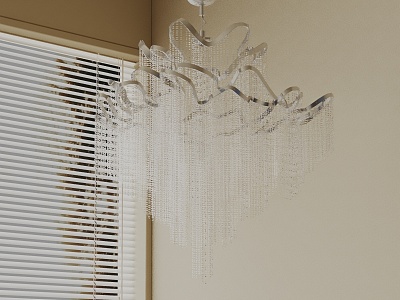 Modern chandelier 3d model