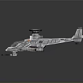 Advanced Futuristic Space Exploration Helicopter With Sci Fi Design Features