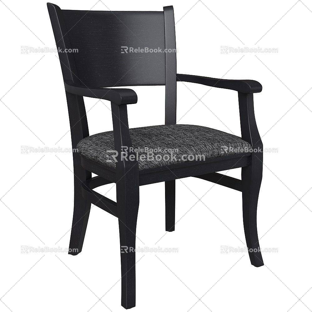 BRISTOL French Vintage Dining Chair 18 3d model