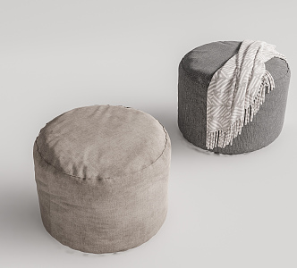 Modern Sofa Stool Low Stool Pier 3d model