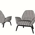 Modern Single Sofa Simple Lazy Sofa Single Sofa Chair Leisure Chair 3d model
