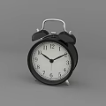 Alarm clock ornaments retro style 3d model