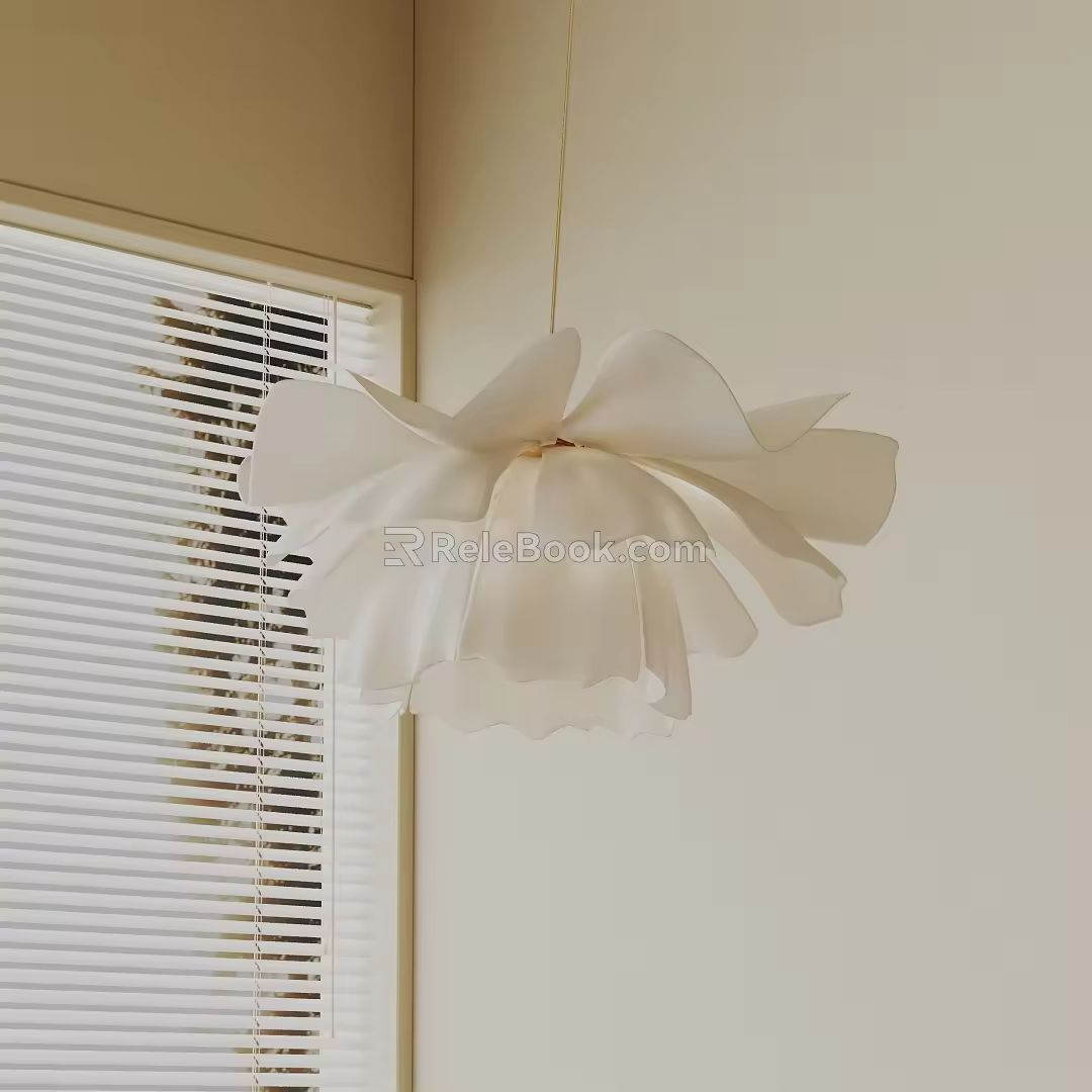Modern chandelier 3d model