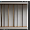 Hard package modeling background wall 3d model