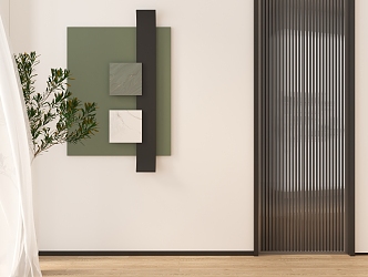 Modern Wall Decoration 3d model