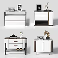 Modern bedside table 3d model