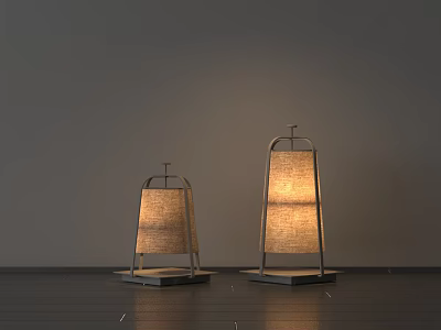 Modern garden lamp outdoor lamp combination lamp lawn lamp camping lamp 3d model
