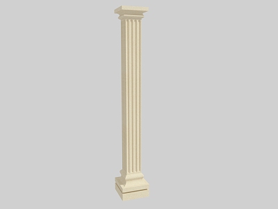 Jane's Roman Column 3d model