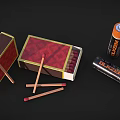 Matchbox Battery Match 3d model