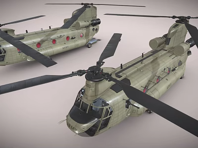 Two Olive Green Military Fighter Jets Displaying Aerodynamic Design And Cockpit Features 3d model