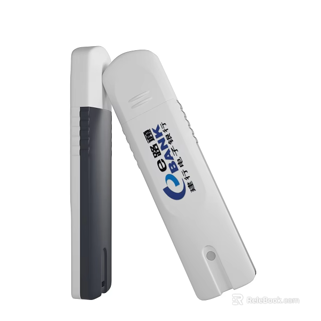 White Mobile Digital Device With Sleek Design And Compact Portable Storage Feature 3d model