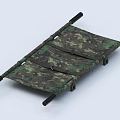 Medical Equipment Camouflage Stretcher With Black Frame For Emergency Rescue Use