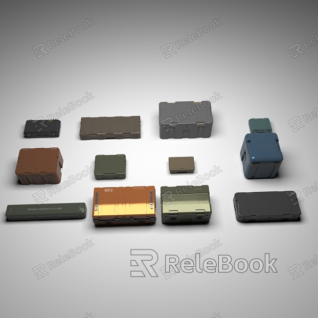 military toolbox military box box model