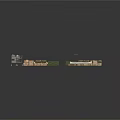 Wooden Pallets And Green Bags Storage Setup With Fabric Rolls Arrangement