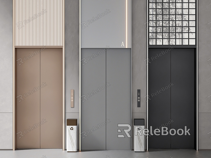 modern elevator door model