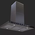 Modern Stainless Steel Kitchen Appliance Range Hood With LED Lights