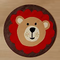 Cute Round Area Rugs with Various Animal Patterns for Kids Room Decor