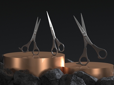 Scissors Hardware 3d model