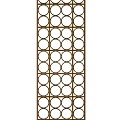 Modern metal partition lattice 3d model