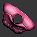 Pink And Blue Gradient Cycling Jersey With Le Ciclista In Pink Text And Bicycle Graphic