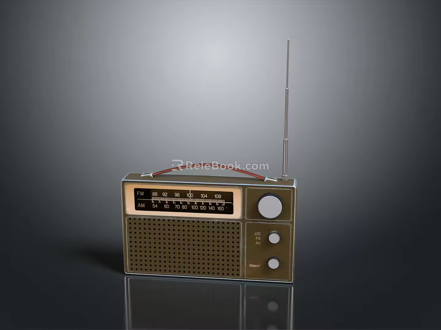 Radio Portable Radio Desk Radio Full Band Radio AC Radio 3d model