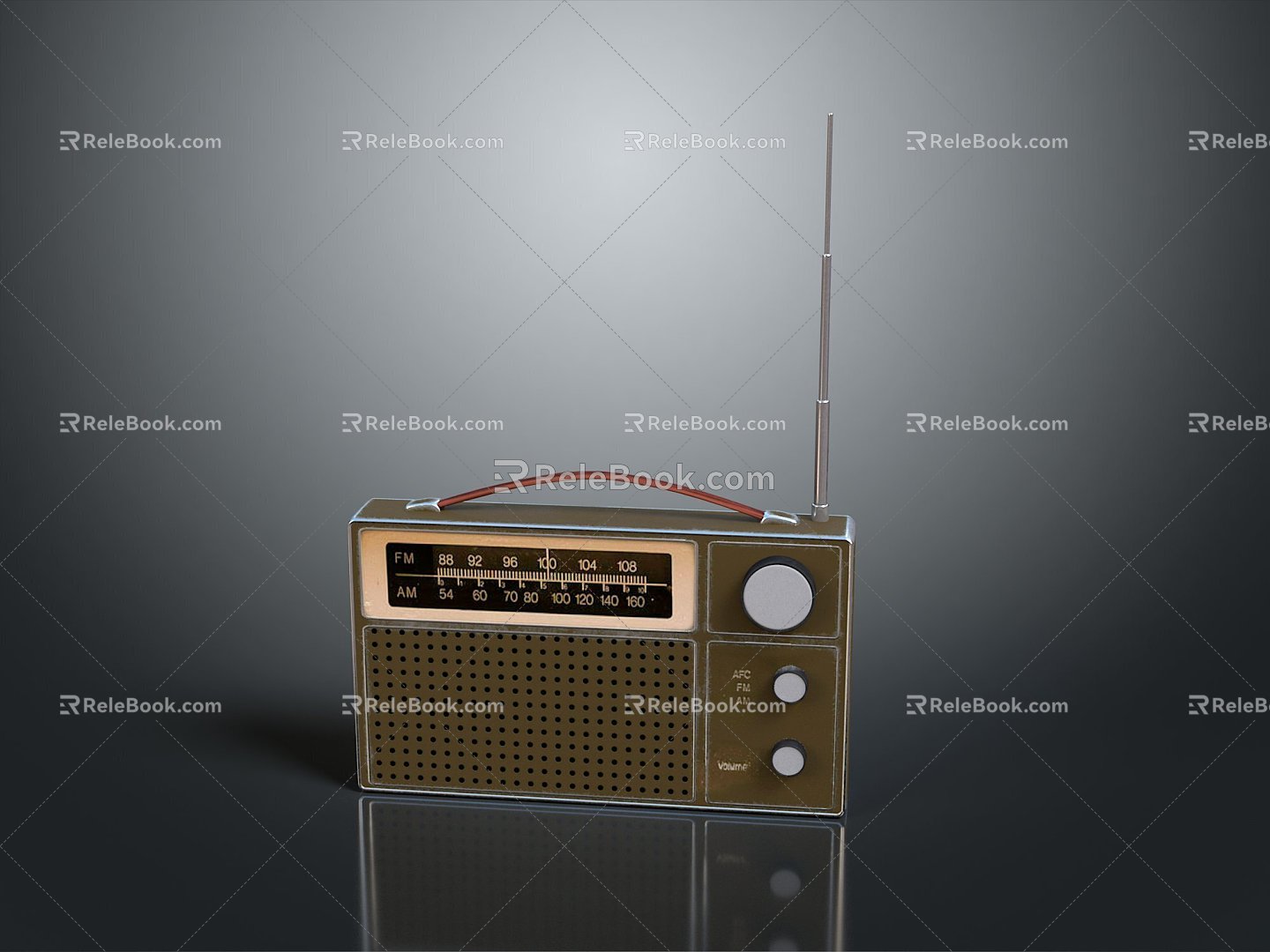 Radio Portable Radio Desk Radio Full Band Radio AC Radio 3d model