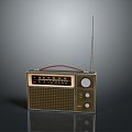 Radio Portable Radio Desk Radio Full Band Radio AC Radio 3d model