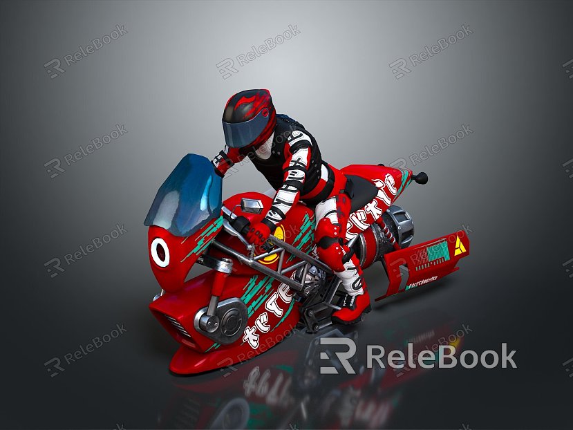 Jet Motorcycle Sci-Fi Motorcycle Concept Motorcycle Flying Car Space Flying Car Space Motorcycle model