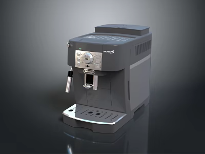 Modern Automatic Coffee Machine As Home Kitchen Appliance With Sleek Design And Functionality 3d model