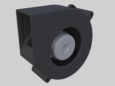 Radial cooling fan model