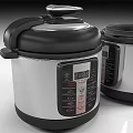 Electric Pressure Cooker With Stainless Steel Digital Control Panel And Removable Inner Pot Kitchen Appliance