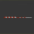 Road Safety Equipment With Red And White Barriers Cones And Reflective Strips