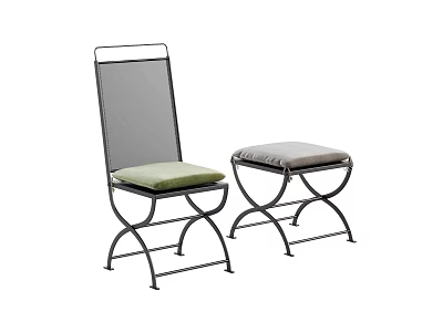 Modern Leisure Chair Outdoor Chair 3d model