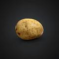 Potato Vegetables 3d model