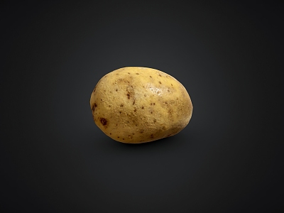 Potato Vegetables 3d model