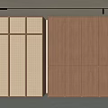 Middle style wardrobe 3d model