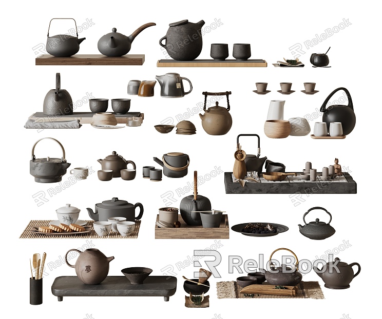 New Chinese Tea Set Zen Tea Set model