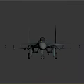 Blue Camouflage Military Fighter Jet With Sleek Aerodynamic Design And Detailed Wings