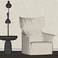 Single sofa 3d model
