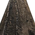 Natural Rustic Garden Ornament With Tree Bark Texture For Outdoor Decorative Use