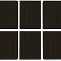 Modern Six Dark Wooden Wardrobes With Panel Doors And Organized Arrangement