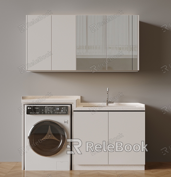 Washing machine cabinet model