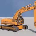 HUICHUAN Yellow Functional Excavator Vehicle with Tracks and Bucket for Construction
