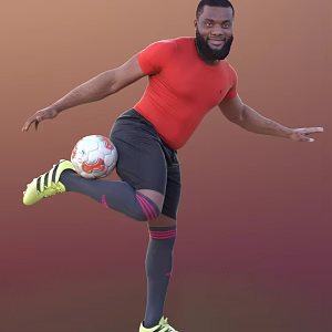 modern man 3d model