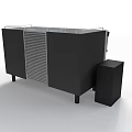 Commercial Stainless Steel Refrigerator Freezer With Double Cool Dispensers And Storage Rack