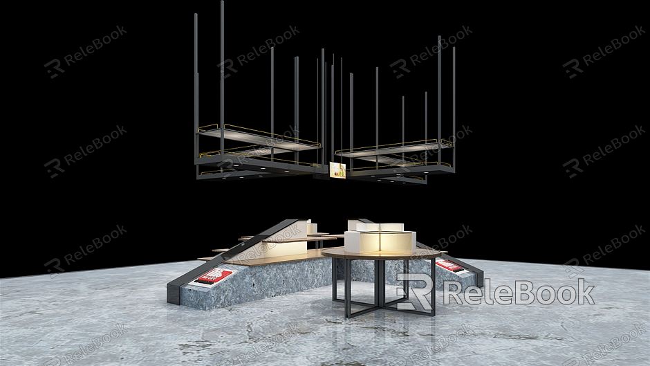 Modern display table imported supermarket life home model